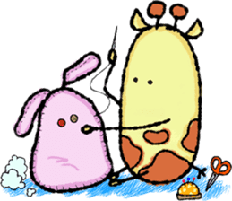 Chubby cute lover sticker #11249002