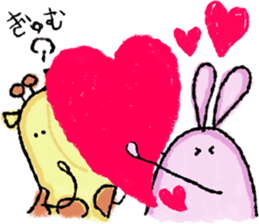 Chubby cute lover sticker #11249004