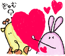 Chubby cute lover sticker #11249004