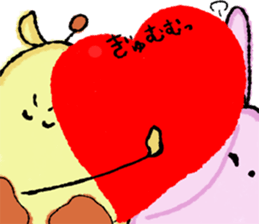 Chubby cute lover sticker #11249005