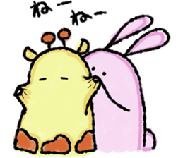 Chubby cute lover sticker #11249027