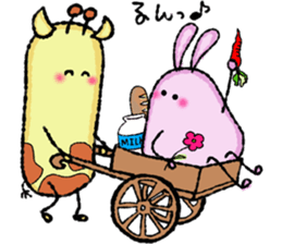 Chubby cute lover sticker #11249029