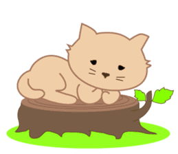 A Lonely Cat sticker #11249194