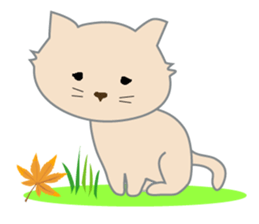 A Lonely Cat sticker #11249195