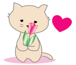 A Lonely Cat sticker #11249211