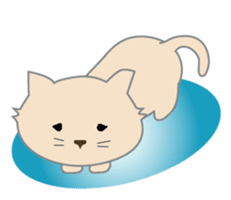 A Lonely Cat sticker #11249214