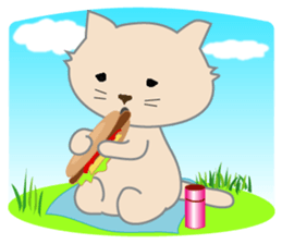 A Lonely Cat sticker #11249217