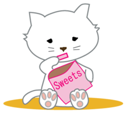 A Lonely Cat sticker #11249225