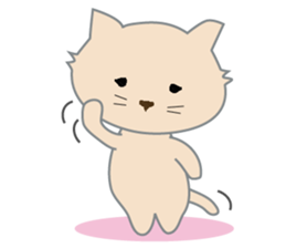 A Lonely Cat sticker #11249231