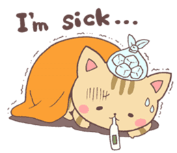 Sweet Nya-tan Japanese & English sticker #11249819