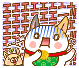 Tadashi, Fuku-chan, and their friends sticker #11250155