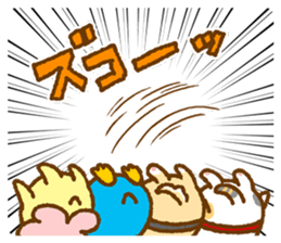 Tadashi, Fuku-chan, and their friends sticker #11250167