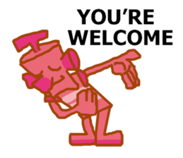 Pink Robot sticker #11250352