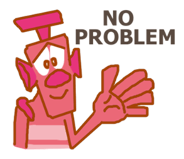 Pink Robot sticker #11250354