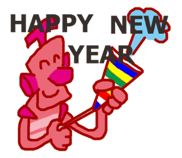 Pink Robot sticker #11250360