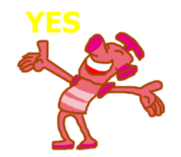 Pink Robot sticker #11250361