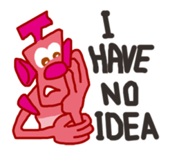 Pink Robot sticker #11250369