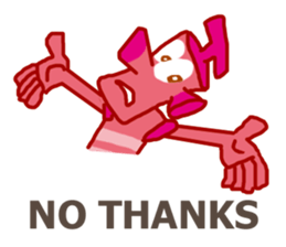 Pink Robot sticker #11250371