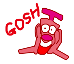 Pink Robot sticker #11250382