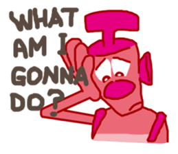 Pink Robot sticker #11250387