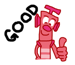 Pink Robot sticker #11250389