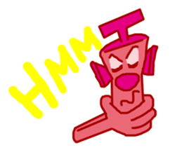 Pink Robot sticker #11250391