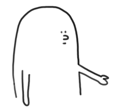 Speechless guy sticker #11250943