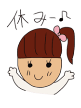 Acorn girl sticker #11251719