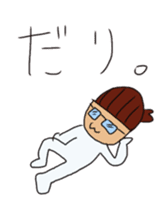 Acorn girl sticker #11251723