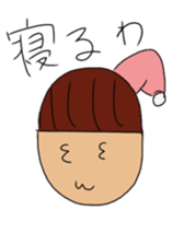 Acorn girl sticker #11251725