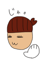 Acorn girl sticker #11251751