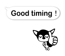 Balloon in English,Kawaii dog,Dub vol.2 sticker #11251961