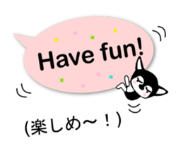 Balloon in English,Kawaii dog,Dub vol.2 sticker #11251976