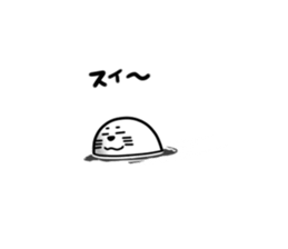 sea calf get serious sticker #11252192