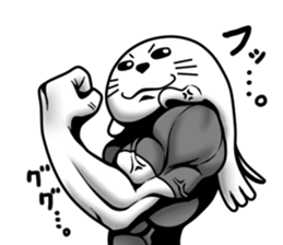 sea calf get serious sticker #11252207