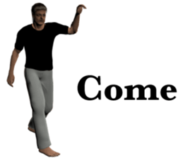 Tough look man sticker #11253154