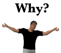 Tough look man sticker #11253156