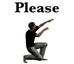 Tough look man sticker #11253157