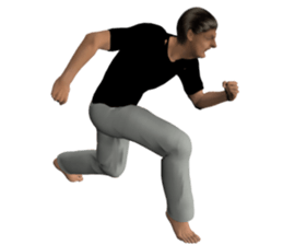 Tough look man sticker #11253169