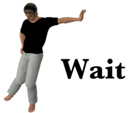 Tough look man sticker #11253174