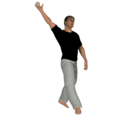 Tough look man sticker #11253189