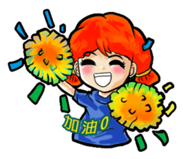 Orange sister Skywarp sticker #11253256