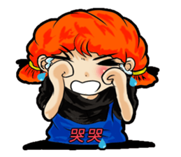 Orange sister Skywarp sticker #11253257