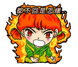 Orange sister Skywarp sticker #11253260