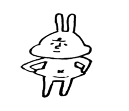 I'm a rabbit. sticker #11253272