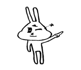 I'm a rabbit. sticker #11253273