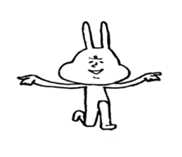 I'm a rabbit. sticker #11253274