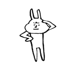 I'm a rabbit. sticker #11253275