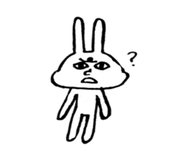 I'm a rabbit. sticker #11253276