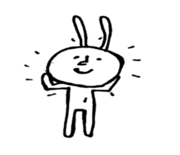 I'm a rabbit. sticker #11253277